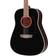 Washburn Wd100dl Dreadnought Mahogany Acoustic Guitar Black