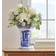 Spode Blue Italian Vas 26.7cm
