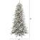 Nearly Natural 7.5ft. Pre-Lit Flocked Livingston Fir Artificial Christmas Tree 90"