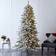 Nearly Natural 7.5ft. Pre-Lit Flocked Livingston Fir Artificial Christmas Tree 90"