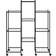 vidaXL Flower Stand with Wheels 104cm Planteopsats