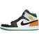 NIKE Air Jordan 1 Mid SE M - White/Laser Orange/Black