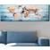 Arkiio World Maps Sapphire Travels Tavla 150x50cm