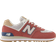 New Balance 574 - Mineral Red with White