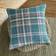 Catherine Lansfield Tweed Woven Scatter Cushion Natural, Blue (45x45cm)