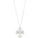 Pilgrim Dagmar Maxi Cross Necklace - Silver