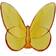 Baccarat Lucky Amber Butterfly Figurine 6.4cm