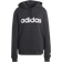 adidas Essentials Linear Huvtröja Damer Ljusgrå