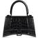 Balenciaga Small Hourglass Crocodile Handbag - Black