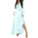 boohoo Satin Wrap Belted Maxi Dress