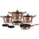 Berlinger Haus Metallic Line Rose Gold Edition Set mit Klappe 11 teile