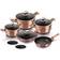 Berlinger Haus Metallic Line Rose Gold Edition Set mit Klappe 11 teile