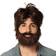 Vegaoo Poul Wig with a Full Beard