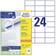 AVERY Zweckform Universal Labels A4 Permanent 70x37mm 5280pcs