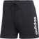 adidas Women's Essentials Linear French Terry Shorts - Black/White