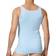 Calida Twisted Cotton Tank Top - Ice Blue