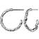 Maanesten Janine Grande Earrings - Silver/Transparent