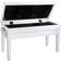 Roland RPB-D400PW Adjustable Duet Piano Bench Polished White