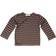 Minimalisma Also Cardigan - Almost Nut Stripes