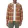 Legendary Whitetails Men's Camp Night Berber Lined Hooded Flannel Shirt Jacket - Arrowood Barnwood Plaid