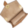 Michael Kors Greenwich Small Color Block Logo and Saffiano Leather Crossbody Bag - Vanilla/Acorn