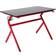 Neo Ergonomic Gaming Desk with Headphone Hook - Red, 770x1150x660mm