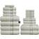 100% Cotton Bath Towel Silver, Beige, Grey, Blue, White (137.2x71.1cm)