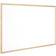 Q-CONNECT Wooden Frame Whiteboard 40x30cm