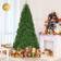 Costway Pre-Lit LED Premium Hinged Artificial Christmas Tree 96"