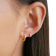 ENAMEL Copenhagen Paula Hoops 6mm - Gold/Pink/Beige