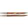 Knitpro Symfonie Korte Verwisselbare Rondbreinaalden Van Berkenhout 3.0 mm