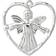 Rosendahl Angel In Heart Juletræspynt 7cm