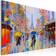 Arkiio Rainy Paris Tavla 90x60cm 3st