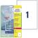 AVERY Zweckform Antimicrobial Labels A4 Removable 210x297mm 10pcs