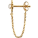 Stine A Shelly Earring - Gold/Pearl