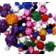 PlayBox Pom Poms Glitter 100pcs