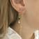 Stine A Dangling Petit Coin Earring - Gold/Peridot