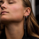 Stine A Wavy Ear Cuff - Silver/Transparent