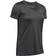 Under Armour Tech V-Neck Short Sleeve T-shirt Women - Carbon Heather/Metallic Silver