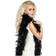 Boland Feather Boa Black/Silver