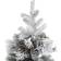 vidaXL Flocked Snow & Cones Julgran 195cm