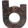 House Nordic Marble Lysestage 15cm