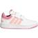 adidas Kid's Hoops - Cloud White/Acid Red/Rose Tone