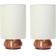 Simple Designs Gemini Table Lamp 9" 2pcs