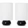 Simple Designs Gemini Table Lamp 9" 2pcs