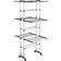 vidaXL 3-Tier Laundry Drying Rack with Wheels 60x70x166cm