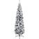 vidaXL Slim with Flocked Snow Weihnachtsbaum 240cm