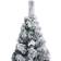 vidaXL Slim with Flocked Snow Árbol de Navidad 240cm