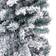 vidaXL Slim with Flocked Snow Christmas Tree 240cm