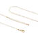 NA-KD Small Double Necklace Set - Gold/Pearls
